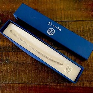 Aura Swarovski crystal tennis bracelet